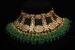 Indian Wedding Green Choker Necklace Set