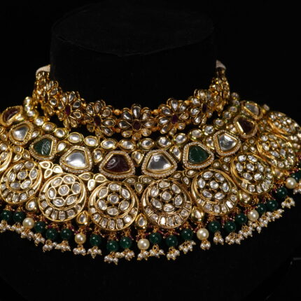 Evergreen Multicolored Bridal Necklace Set