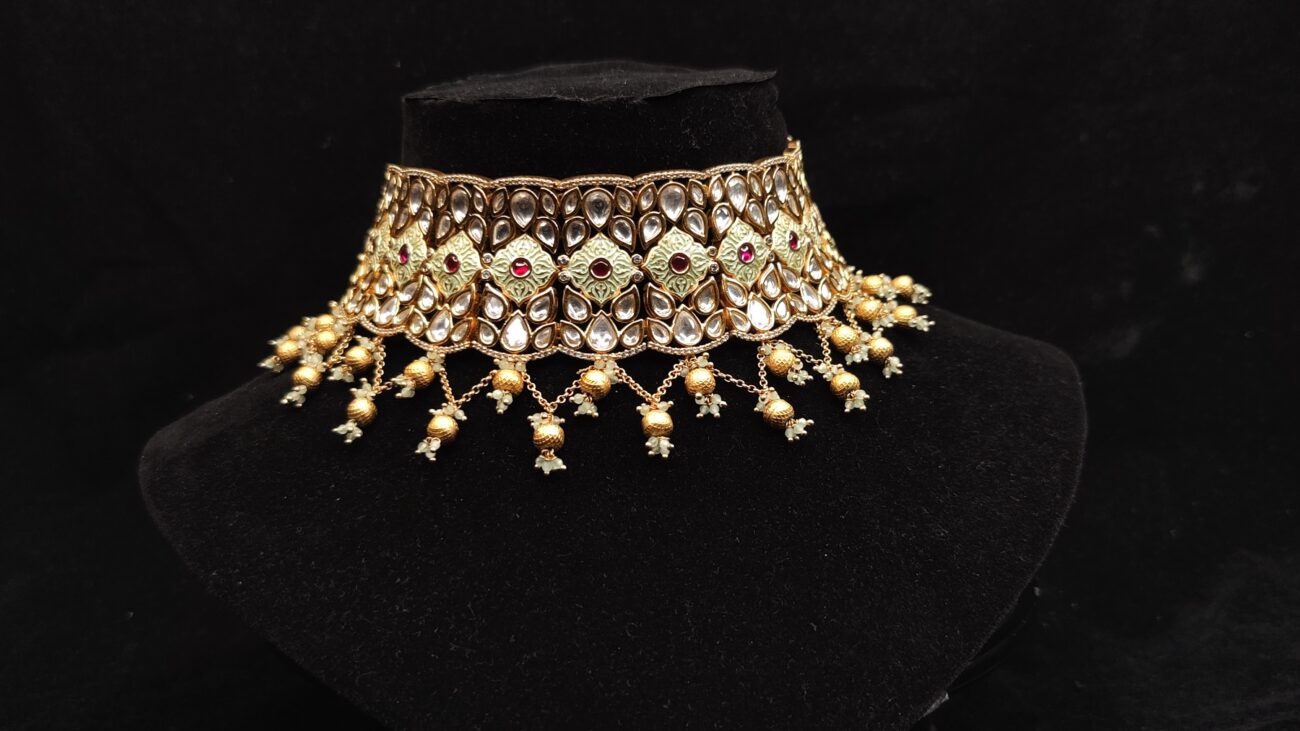 Ageless Rose and Bronze with plating of Gold Choker Set