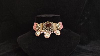Magnificient Light Pink Pearl Choker Set