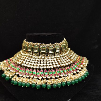 Beautous Pachi Multicolor Antique Necklace Set